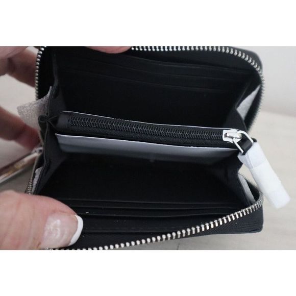 Kate Spade K4757 001 Small Black Glitter Wrapping Party Zip Around Wallet $159 - Picture 8 of 10